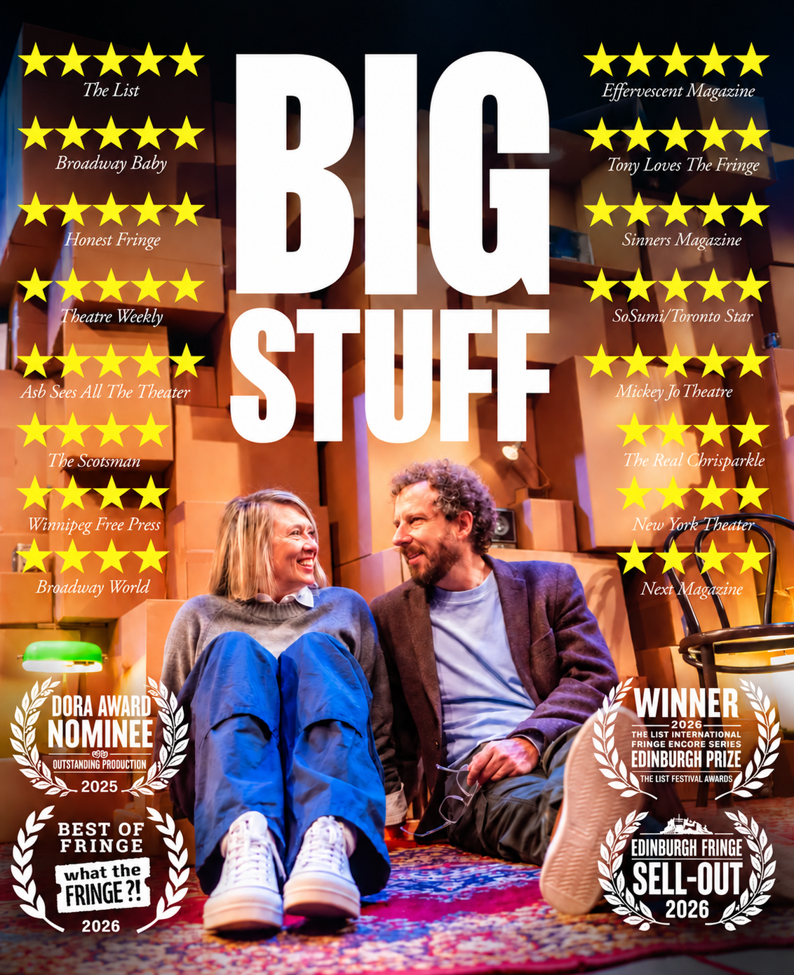 Big Stuff Flyer SoHo Playhouse – Front